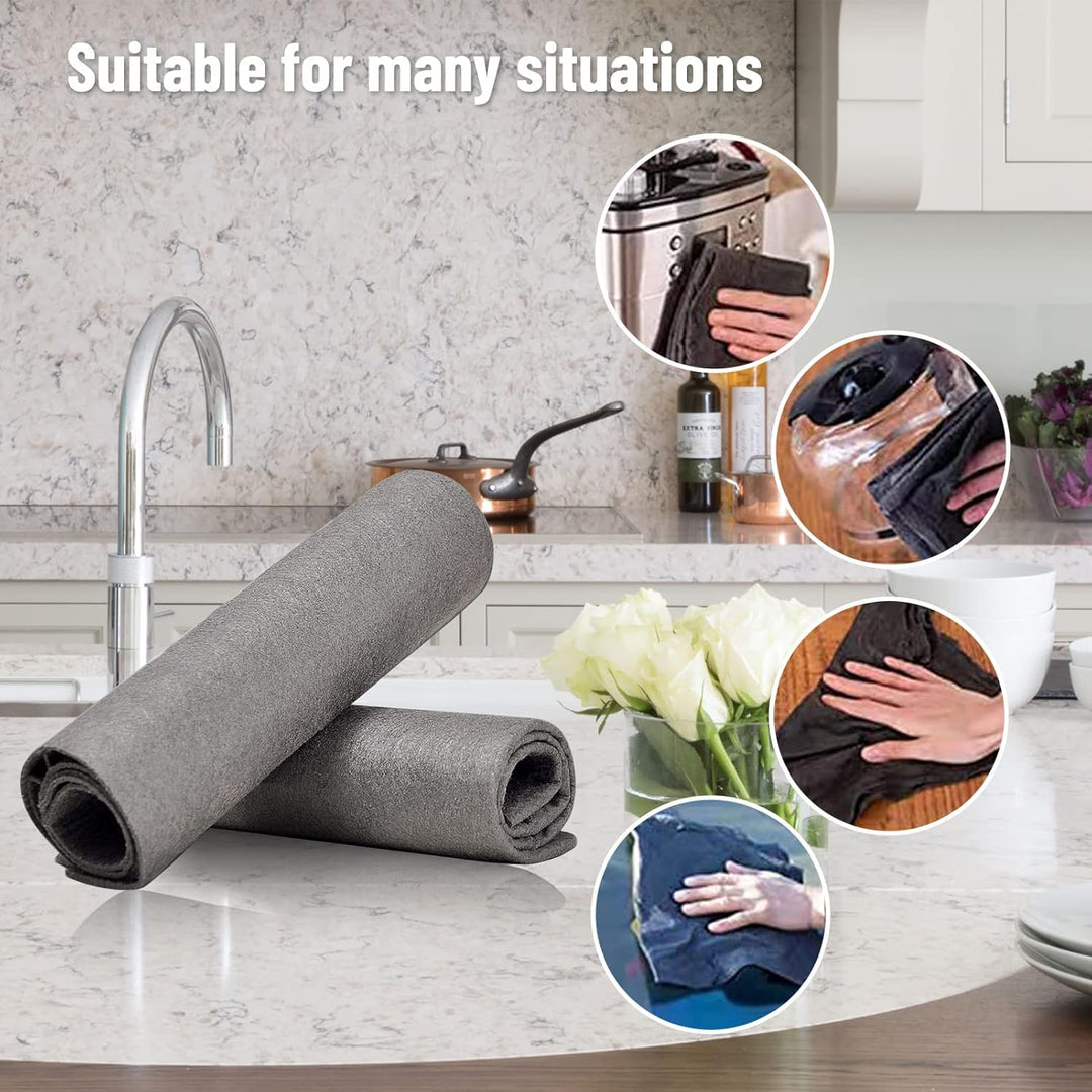 GlassyPure Premium Cleaning Cloth — Effortless shine without streaks for brilliantly clean surfaces | Stornfield