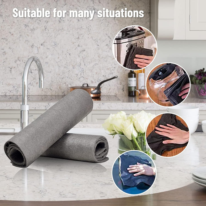 GlassyPure Premium Cleaning Cloth — Effortless shine without streaks for brilliantly clean surfaces | Stornfield