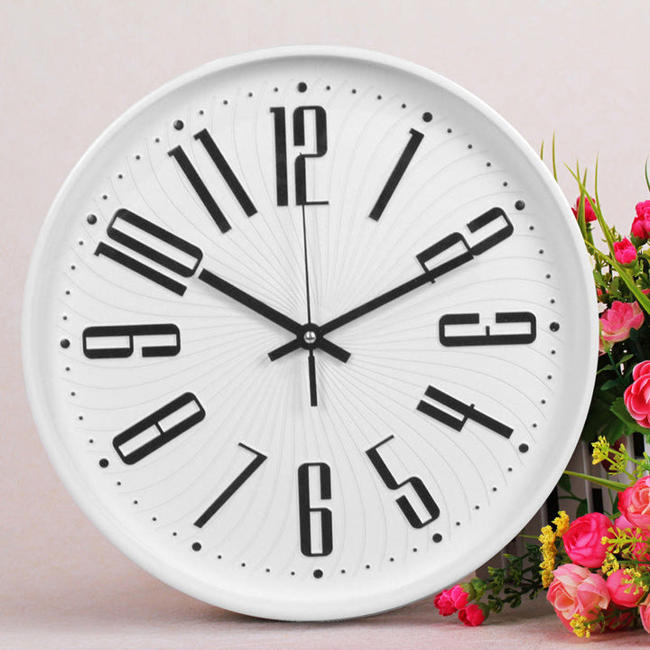 Stornfield | Large Letter Silent Classroom Clock 30cm Battery Operated