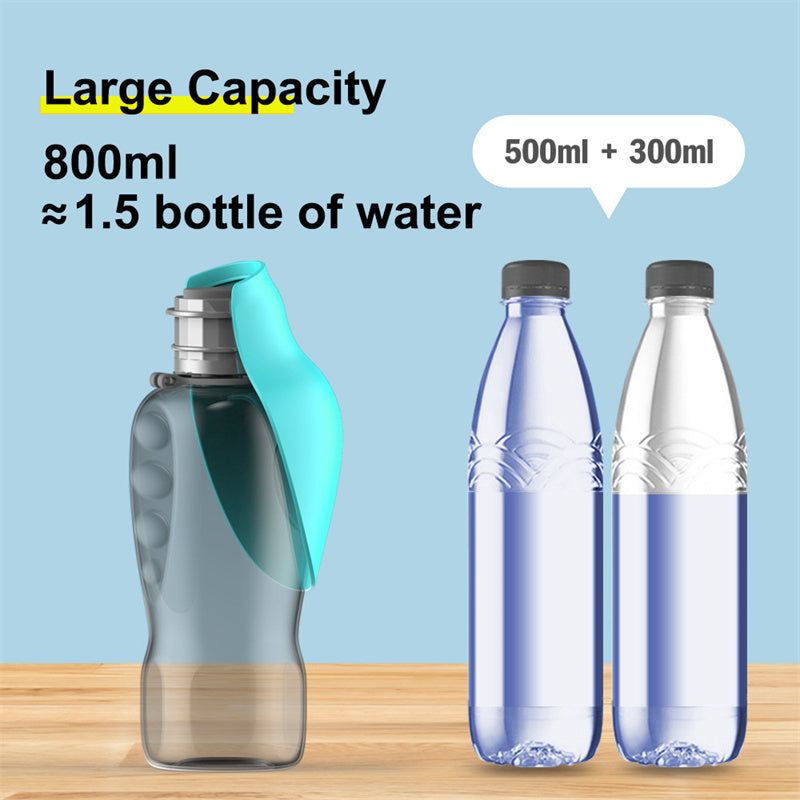 Portable 800ml Dog Water Bottle. | Stornfield
