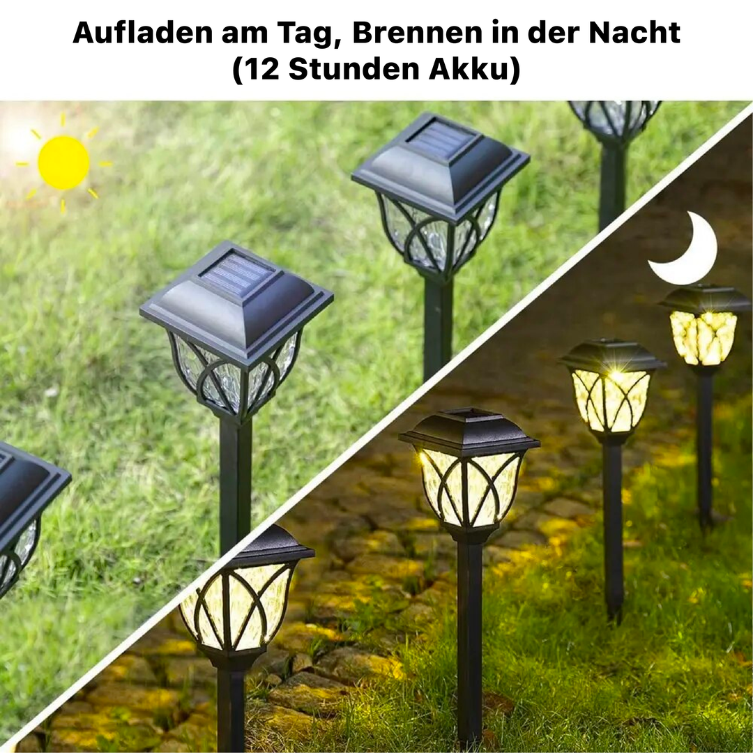 Solar LED Garden Lamp for Elegant Outdoor Atmosphere | Stornfield