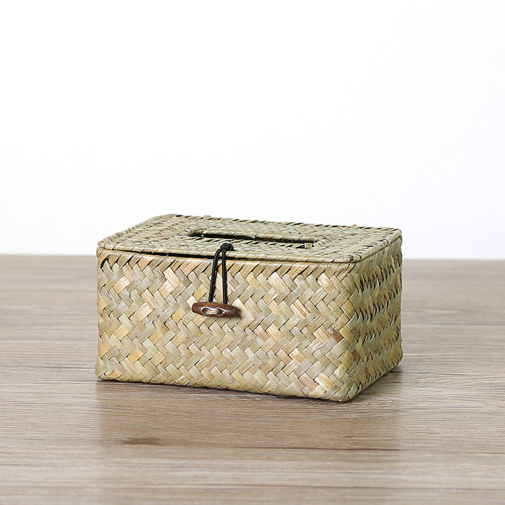 Unisex Handwoven Storage Box with Practical Lid Stornfield