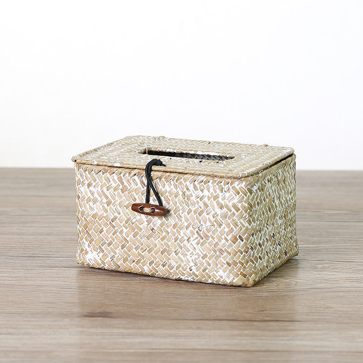 Unisex Handwoven Storage Box with Practical Lid Stornfield