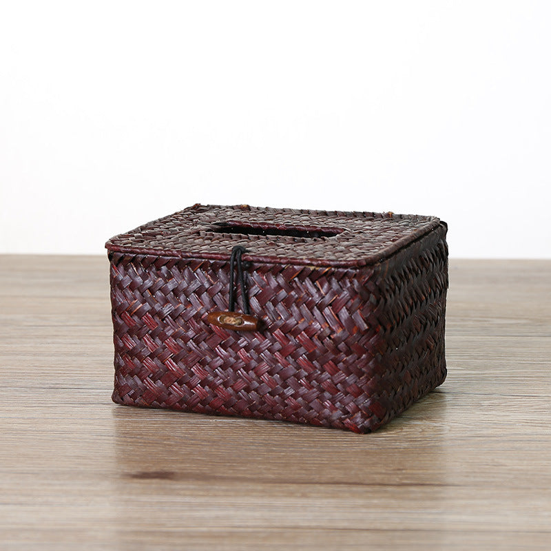 Unisex Handwoven Storage Box with Practical Lid Stornfield
