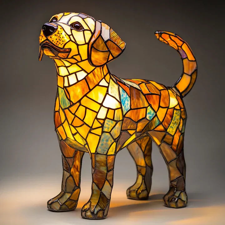 Lumidog Handmade Illuminating Dog Lamp – Ambient Lighting and Gift | Stornfield