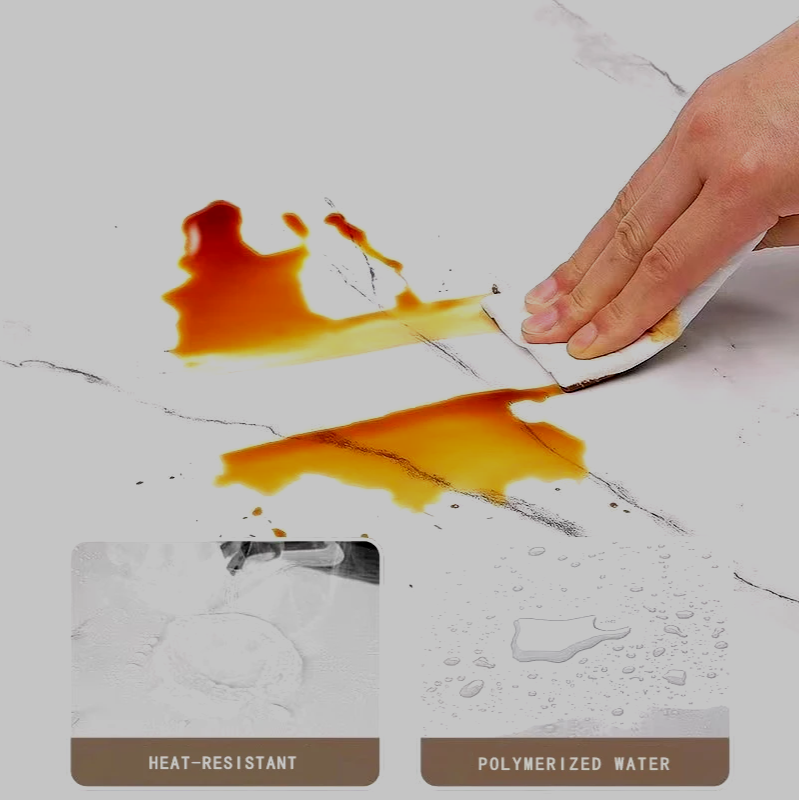 MarbleDream – Luxurious Self-Adhesive Marble Wallpaper with Stornfield Foam Texture
