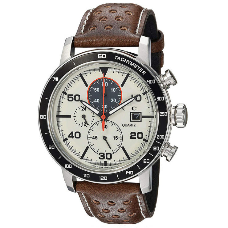 Multifunctional quartz watch with 6 hands for men | Stornfield