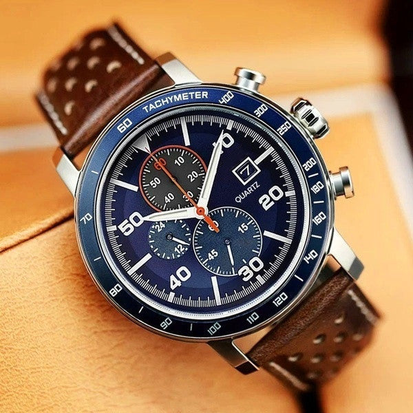 Stornfield | Men's Multifunction 6-Hand Quartz Watch