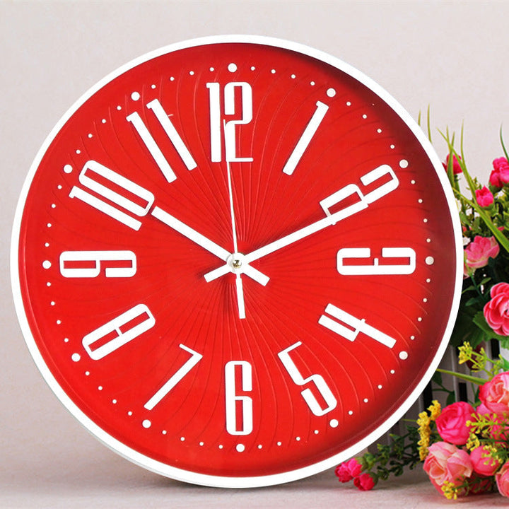 Stornfield | Large Letter Silent Classroom Clock 30cm Battery Operated