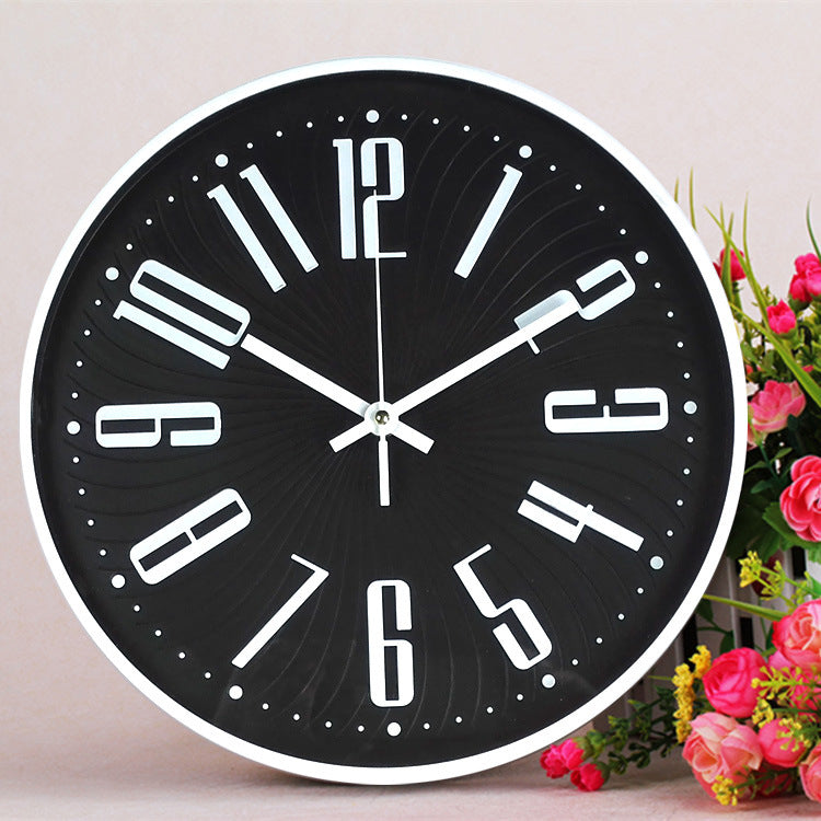 Stornfield | Large Letter Silent Classroom Clock 30cm Battery Operated