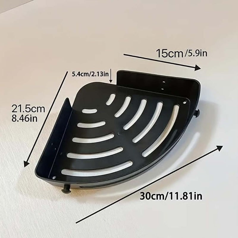 No-Drill Triangle Shower Shelf | Stornfield