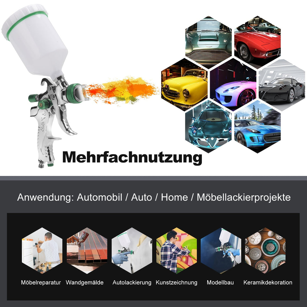 HVLP Spray Gun Spray Gun Set with Stainless Steel Nozzle | Stornfield