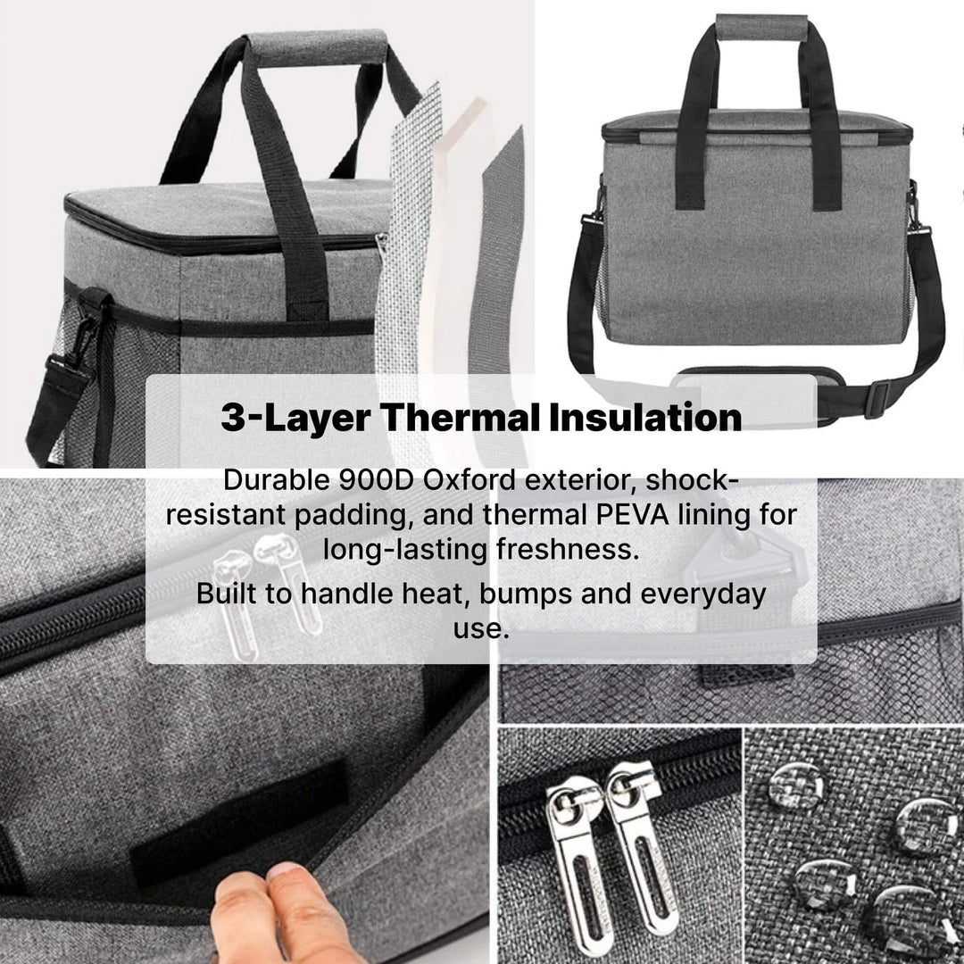 Stornfield | 33L Waterproof Cooler Bag | Insulated, Spacious & Ideal for Picnics, Beach Days, Hiking, and Outdoor Activities