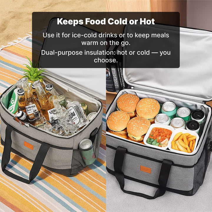 Stornfield | 33L Waterproof Cooler Bag | Insulated, Spacious & Ideal for Picnics, Beach Days, Hiking, and Outdoor Activities