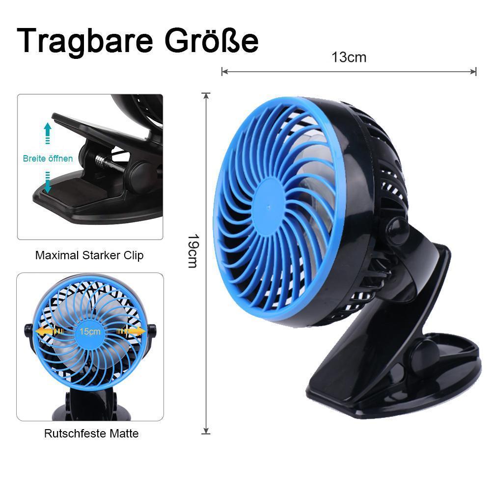 360 ° Portable & Rechargeable Lithium-Ion Fan | Stornfield