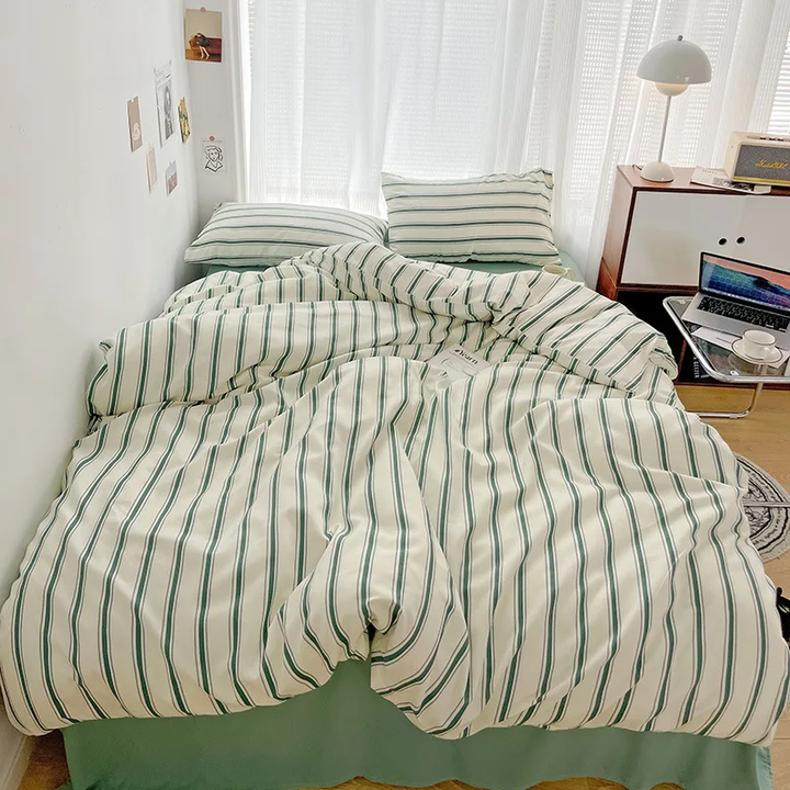 Stornfield | Nordic Stripe Bedding Set