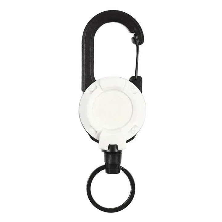 Tactical Anti-theft Metal Cable Keychain Retractable Automatic Outdoor Luya | Stornfield