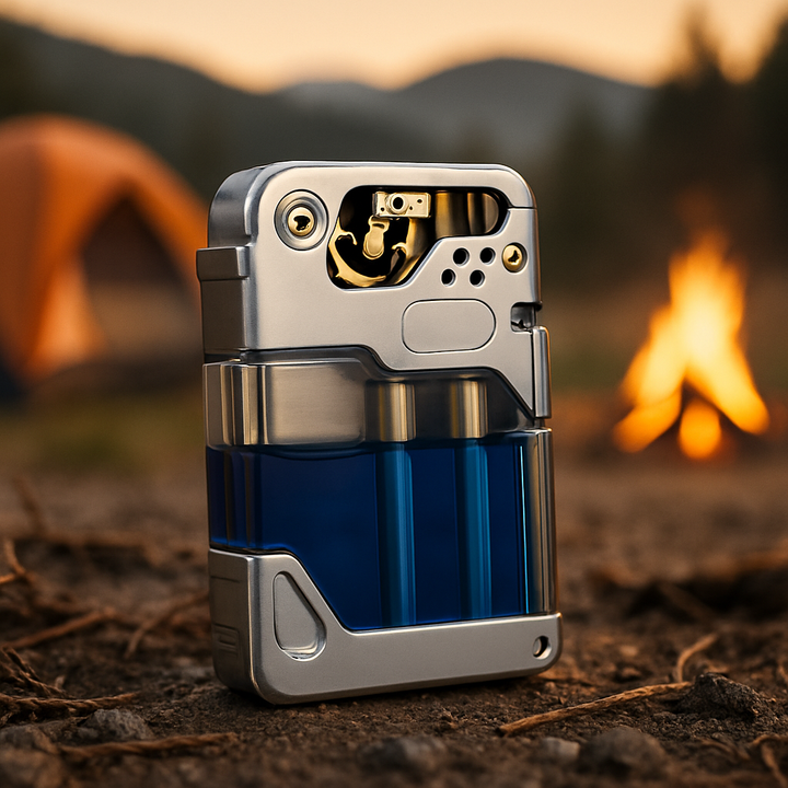 Clear Tank Metal Kerosene Lighter | Stornfield
