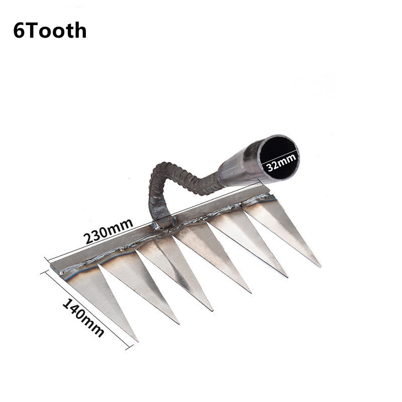 TuinGrijp Carbon Steel Weeding Rake for Garden Maintenance | Stornfield