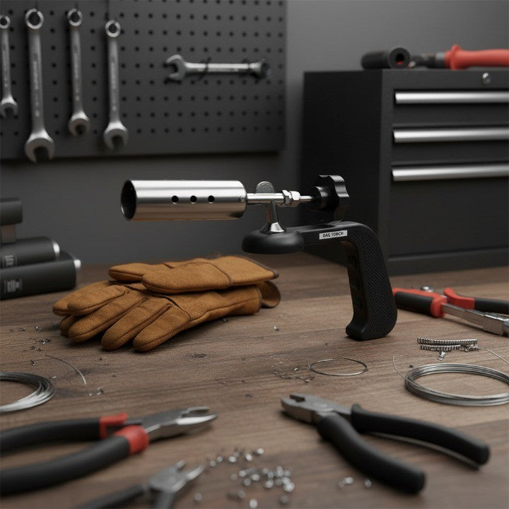 Heavy Duty Butane Welding Torch Flame Gun | Stonrfield