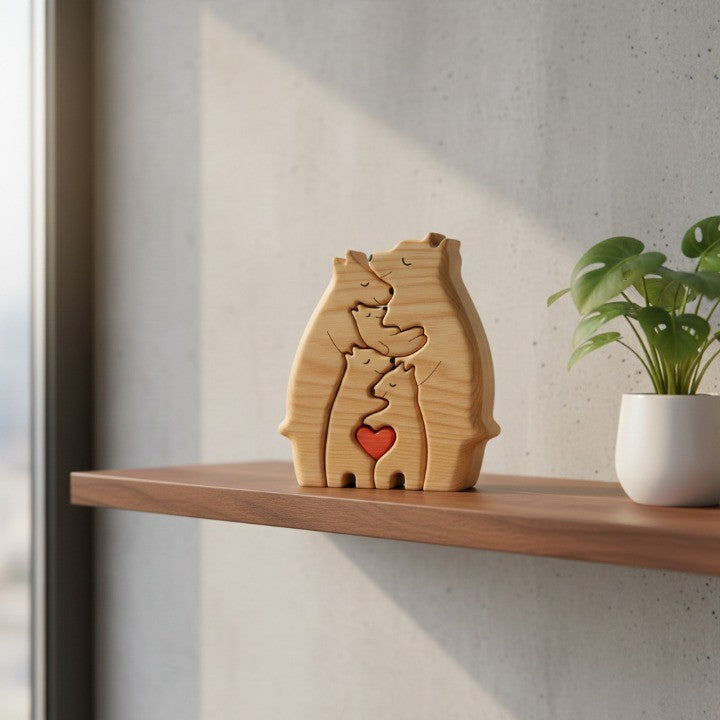Loving Bears Interlocking Puzzle Decor | Stornfield