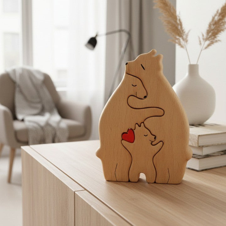 Loving Bears Interlocking Puzzle Decor | Stornfield