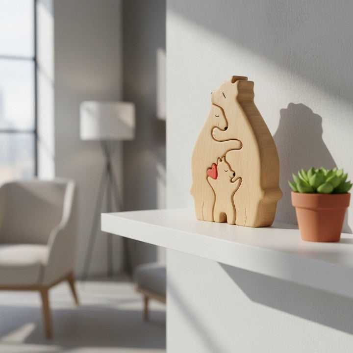 Loving Bears Interlocking Puzzle Decor | Stornfield