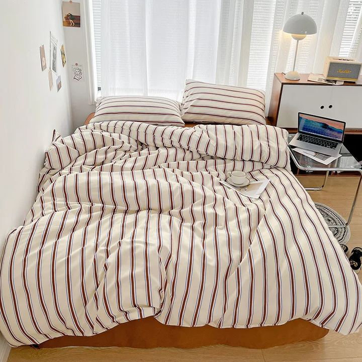 Stornfield | Nordic Stripe Bedding Set