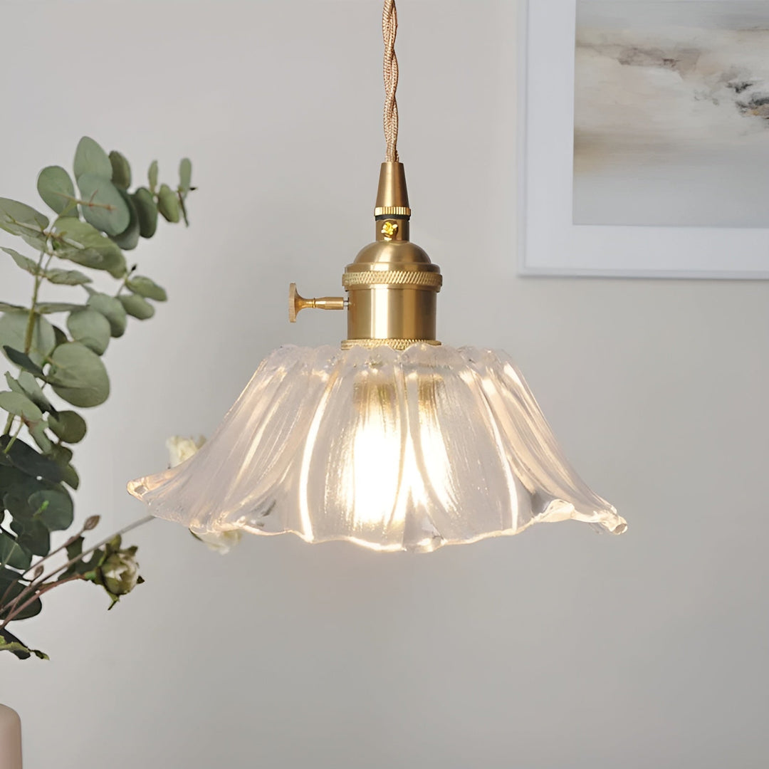 Hanging lamp with floral motif – Warm light & stylish design | For your home | Stornfield