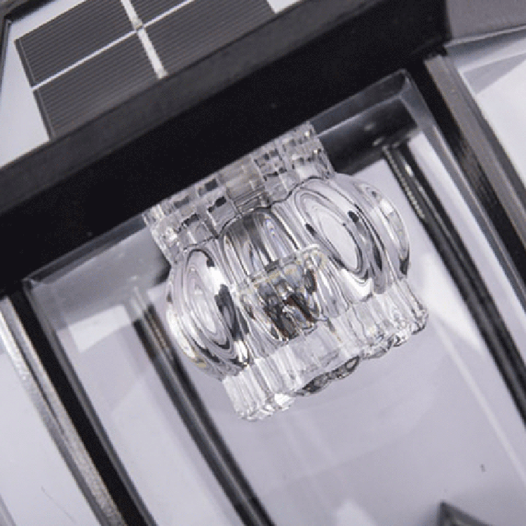 Traditional European Aluminum Glass LED Solar Waterproof Wall Sconce Lamp For Outdoor Patio | Stornfield