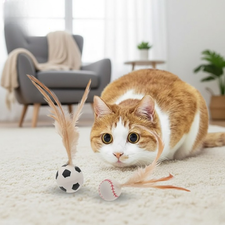 FetherSprint — Unleash the wild hunter in your cat with silent play fun! | Stornfield