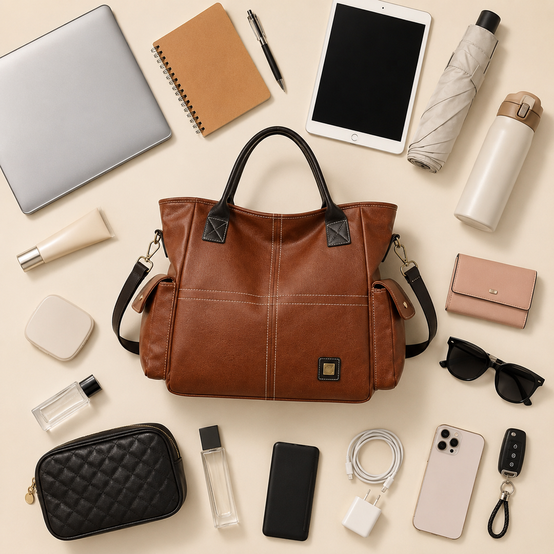 Large travel bag for women with shoulder strap | Stornfield