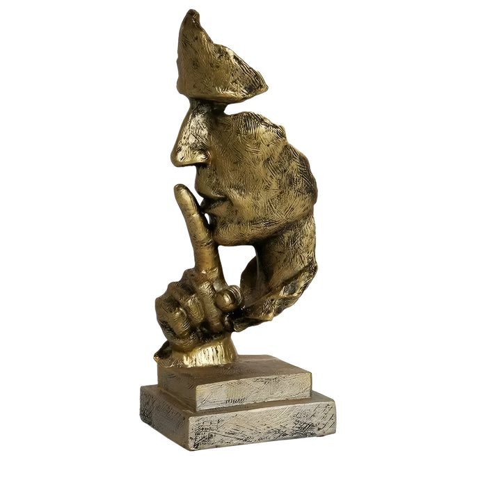 Abstract Thinker Sculpture – Modern Deco Figure made of Resin | Perfect for Living Room & Office | Stornfield