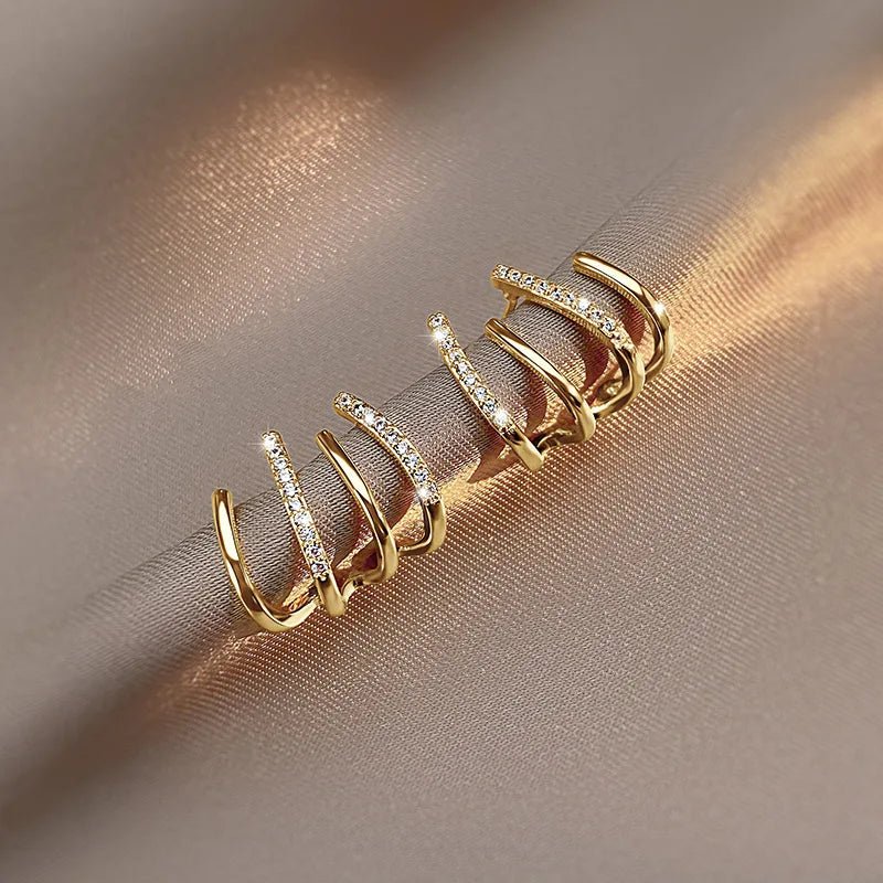Stornfield | Women’s Twist Earrings | Lightweight Statement Jewelry | Hypoallergenic Finish