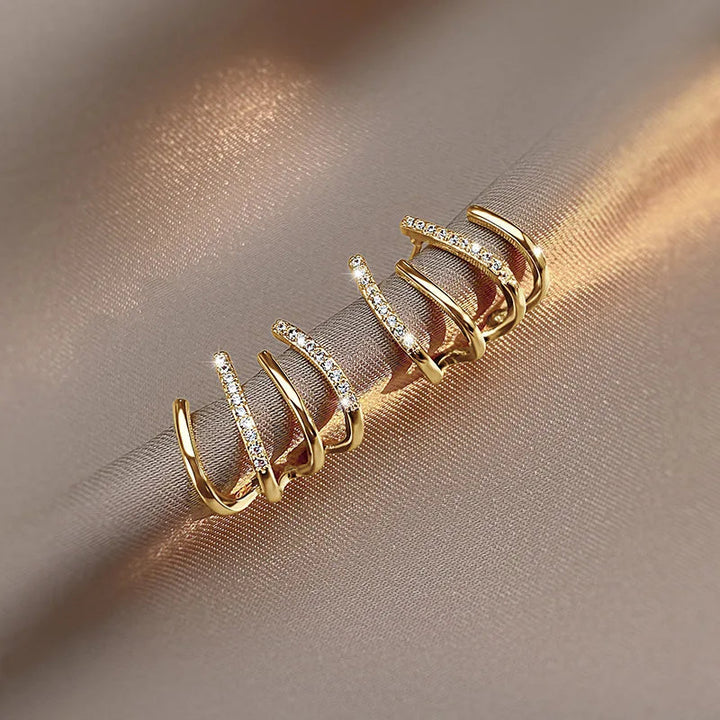 Stornfield | Women’s Twist Earrings | Lightweight Statement Jewelry | Hypoallergenic Finish