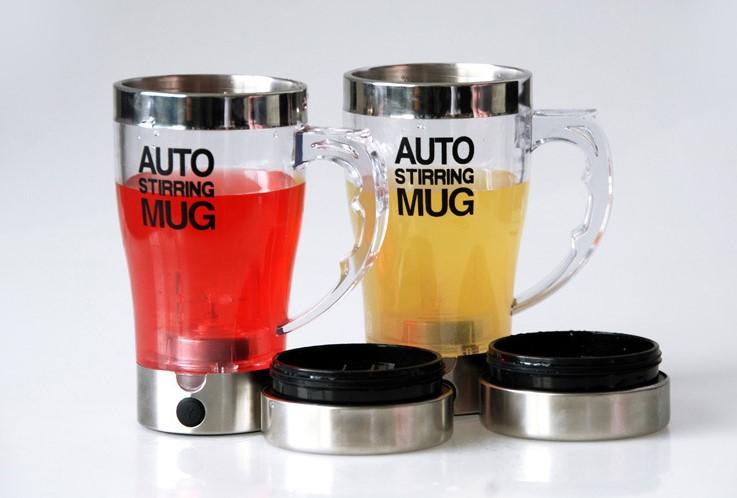 350ml Transparent Insulated Automatic Stirring Cup | Stornfield