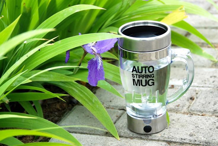 350ml Transparent Insulated Automatic Stirring Cup | Stornfield
