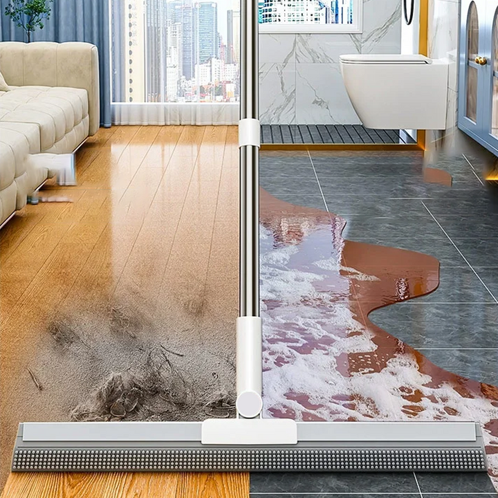 Floor wiper with rubber lip & TPE bristles | Stornfield