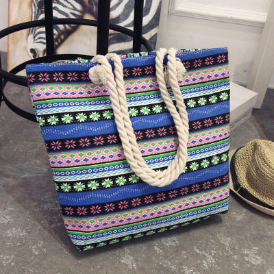 Trendy Shoulder Bag with Colorful Pattern Stornfield