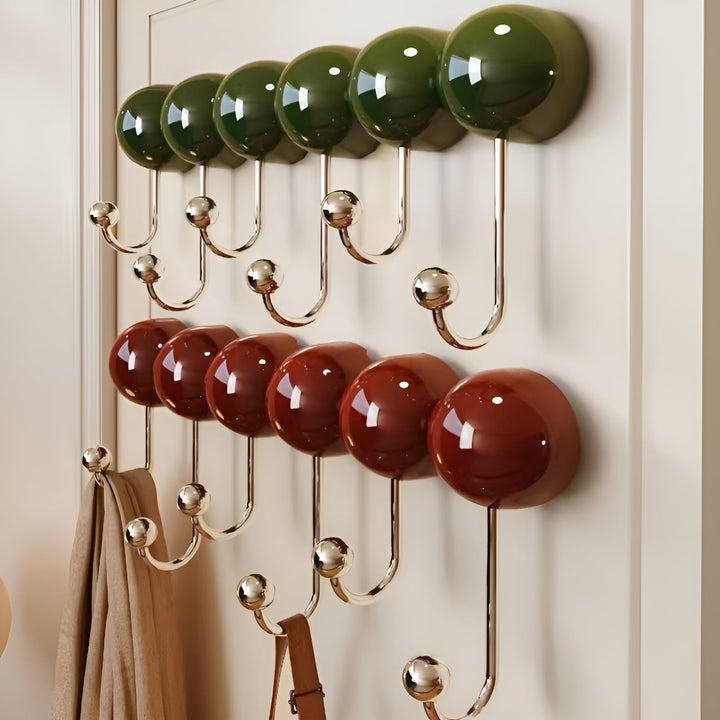 Shower hooks with suction cup – Strong hold without drilling | Perfect for bath and shower | Stornfield