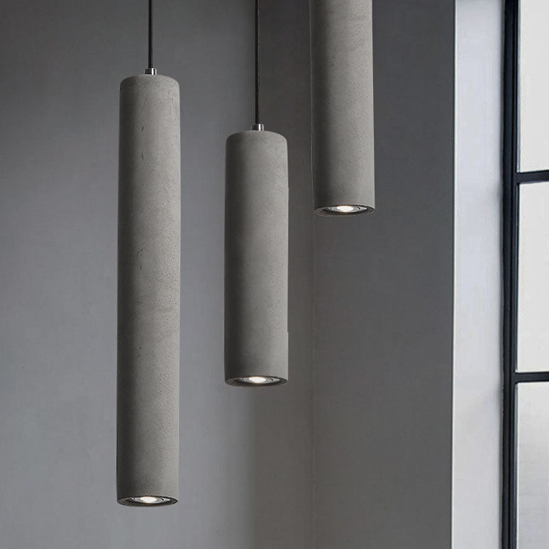 Stornfield | StoneCast Industrial Concrete Cylindrical Sconce | 1-Light | Smooth or Rough Surface