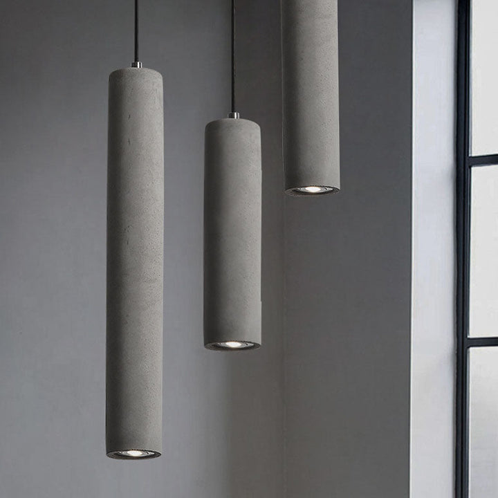Stornfield | StoneCast Industrial Concrete Cylindrical Sconce | 1-Light | Smooth or Rough Surface
