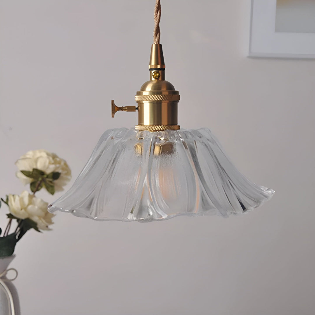 Hanging lamp with floral motif – Warm light & stylish design | For your home | Stornfield