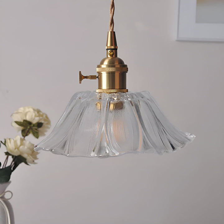 Hanging lamp with floral motif – Warm light & stylish design | For your home | Stornfield