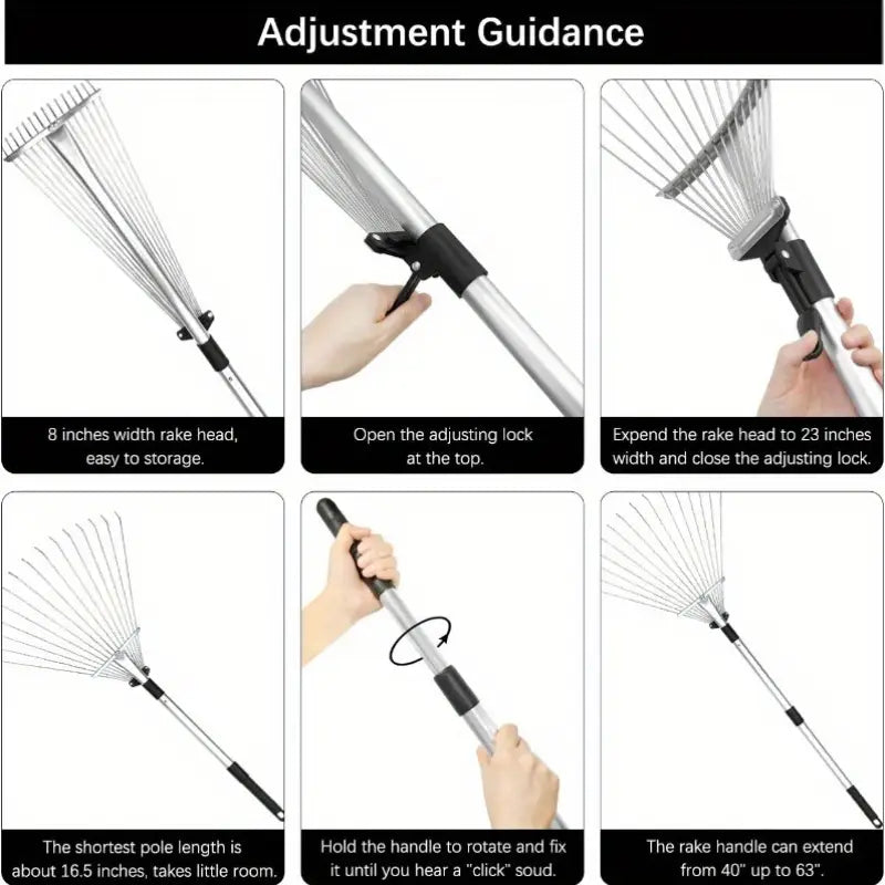 ergonomic garden rake for back-friendly work | Stornfield