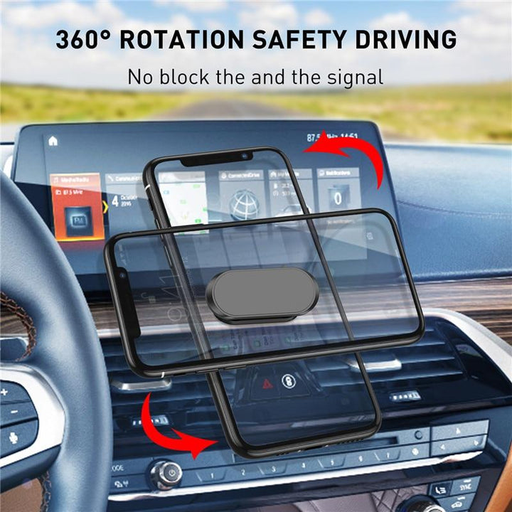 360° Rotatable Compact Car Phone Holder (Magnetic) | Stornfield
