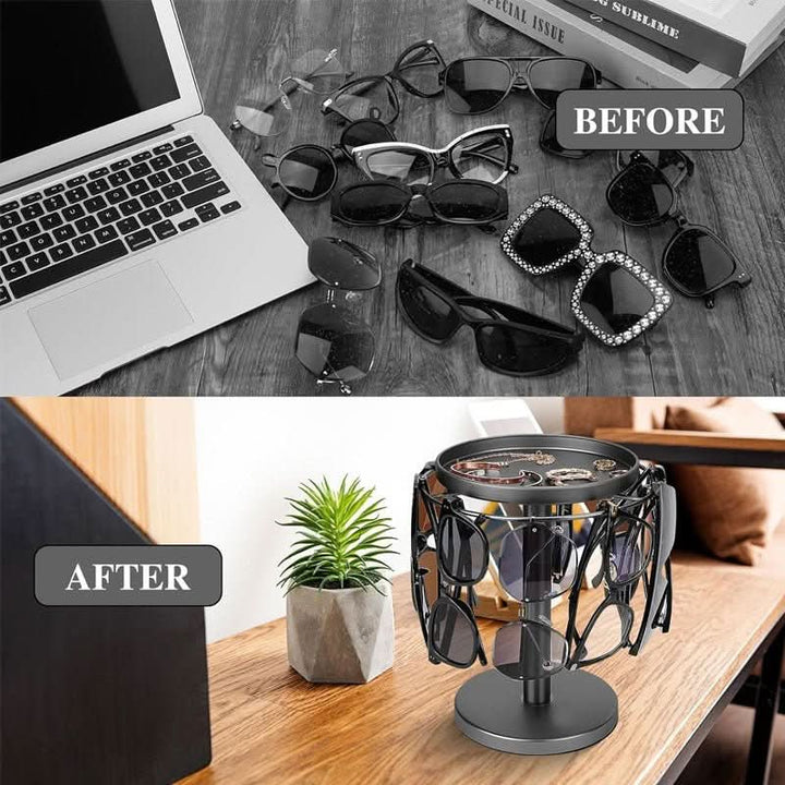 Stornfield | 360° Rotating Glasses Stand for Elegant Storage