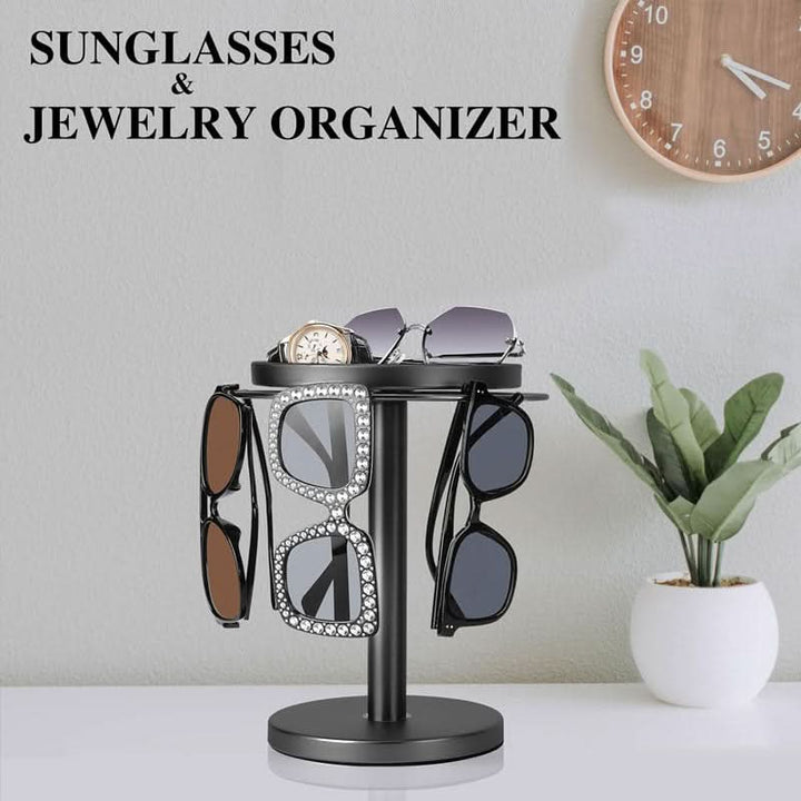 Stornfield | 360° Rotating Glasses Stand for Elegant Storage