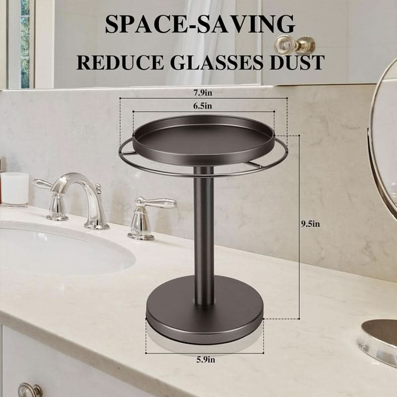 Stornfield | 360° Rotating Glasses Stand for Elegant Storage