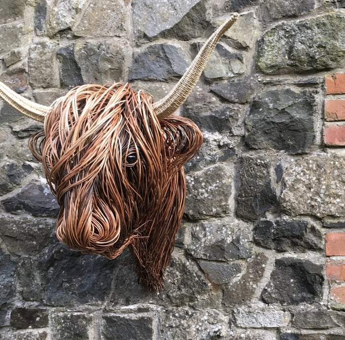 Stornfield | Cow Wall Sculpture – Bowie